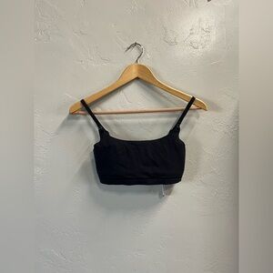 SKIMS Fits Everybody Maternity Nursing Bralette Small NWT Onyx Color